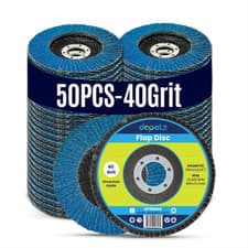 Image of FLAP GRINDING SANDING DISCS 115mm 4.5" 40 60 80 120 GRIT ANGLE WHEEL UK