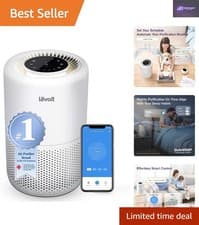 Image of Mobile HEPA Air Purifier 64m² - Allergies & Odour Reduction with Quiet Operation