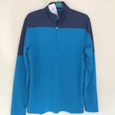 Image of Adidas Mens 1/4 Zip UPF50 Lightweight Golf Sweatshirt Size Small NWT