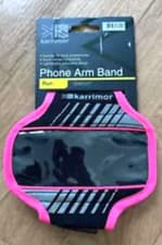 Image of Pink Edge Karrimor Mobile Phone Armband Case For Running/Exercise/Gym/Reflective