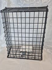 Image of Letterbox Cage with Fixings Post Letter Mail Catcher EXTRA LARGE Basket Black