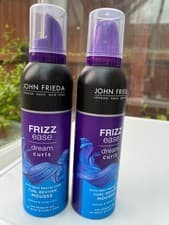 Image of John Frieda Frizz Ease Dream Curls Reviver mousse 2 X 200ml new