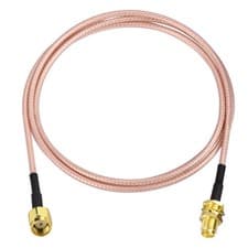 Image of WiFi Antenna EXTENSION Cable/Lead Wireless RP SMA male to female 4 in to 10 feet