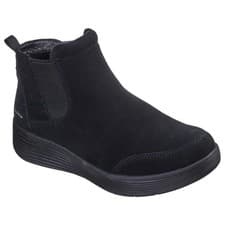 Image of Skechers 159095 Arch Fit Laguna - Harvest Moons Ladies Black Suede Arch Support