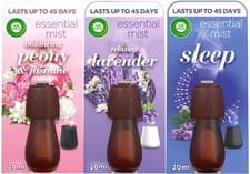 Image of AIR WICK ESSENTIAL MIST DIFFUSER REFILL-PEONY&JASMINE-FLORAL, RELAXING, SLEEP
