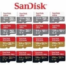 Image of SanDisk Ultra/ Extreme Pro Memory Card 64GB 128GB 256GB 512GB 1TB