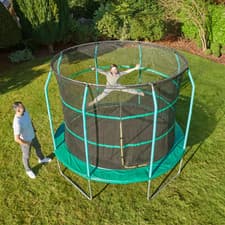 Image of Thorpe Sports jump Bounce Trampoline kids friends family home outdoor Garden fun