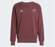 Image of Adidas Men's All Blacks Crew Neck Sweater Sweatshirt Aurora Ruby Brown XXXL 3XL