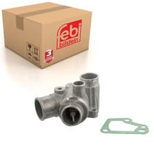 Image of Thermostat Inc Housing Fits Lancia Delta FIAT Brava Bravo Ducato 280 Febi 12774