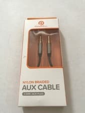Image of Powefull Nylon Braided Aux Cable 3.5mm Jack Plug Stero Sound