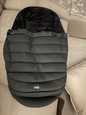 Image of iCandy Peach 7 LIGHT GREY Footmuff 🩶