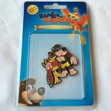 Image of Banjo Kazooie Pin Badge Limited Edition Official Collector "NEW" SEALED NUMBERED