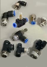 Image of Pneumatic Push In Fittings for Air Water Hose Tube ALL SIZES AVAILABLE