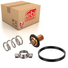 Image of Thermostat Inc Gasket & Seal Fits Fiat OE 55242072 SK Febi 173111