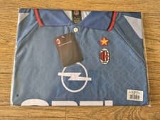 Image of BNWT AC Milan 1996 Fourth Score Draw Football Shirt Medium Official Replica