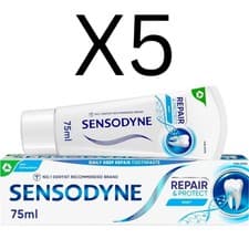 Image of Sensodyne Repair And Protect Toothpaste 5 X 75 ml Multi Pack MINT