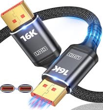 Image of 16K Displayport Cable 2.1, [VESA Certified] DP to DP Cable 5M, 16K@60Hz, 8K@120H
