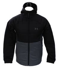 Image of Under Armour Men's S Black Gray UA Storm Insulate Hooded Jacket