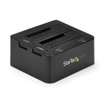 Image of StarTech Dual-Bay USB 3.0 to SATA Hard Drive Docking Station 2.5/3.5" (SDOCK2U33