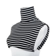 Image of Faux Turtleneck Detachable Collar Half Top Mock Collar for Sweater and Hooded