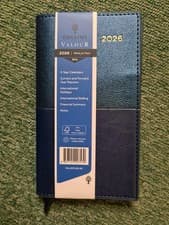 Image of Collins Valour 2026 Week to View Slim Diary Current and Forward Year Planner New