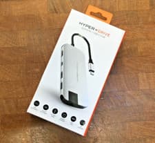 Image of HyperDrive SLIM 8-in-1 USB-C Hub : HD247B-Silver