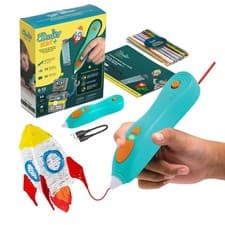 Image of 3Doodler Start+ 3D Printing Pen Essentials Set with 72 Strands Filament Refills