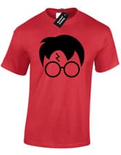 Image of POTTER FACE KIDS CHILDRENS T SHIRT COOL DESIGN WIZARD FAN MAGIC WAND TOP GIFT