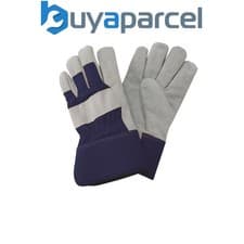 Image of Kent & Stowe 70105376 Navy Fleece Lined Rigger Gloves Ladies Medium K/S70105376