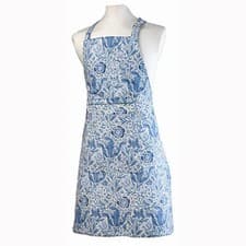 Image of William Morris Blue Compton Fabric Apron