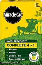 Image of Miracle-Gro Evergreen Complete 4-in-1 Lawn Food Weed & Moss Control 360m2
