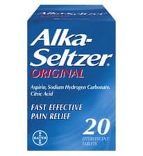 Image of Alka-Seltzer Original - 20 Effervescent Tablets