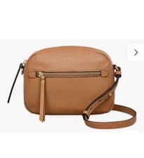 Image of Radley ‘GORDON ROAD ‘ Dark Butter (Tan) Small Crossbody Leather BNWT