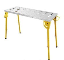Image of 30''x20''Folding Welding Workbench Table, 400 Lbs, Multi-Purpose Workshop Table