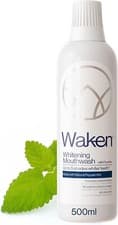 Image of Waken Whitening Mouthwash, with Added Fluoride,Natural Peppermint Flavour,500ml