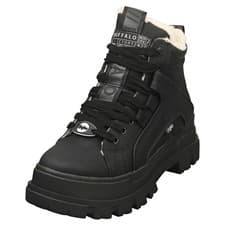 Image of Buffalo Aspha Nc Mid Warm Vegan Womens Ankle Boots in Black - 5 UK