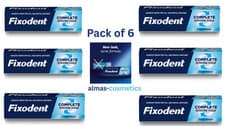 Image of Fixodent Complete Strong Hold | Fresh Flavour | Adhesive Original Cream |6 X 40g