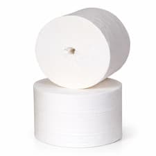 Image of Coreless Toilet Rolls 2 Ply White Case of 36 Rolls