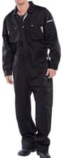 Image of Beeswift Premium Boilersuit Black Size 36
