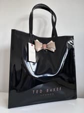 Image of TED BAKER bow icon tote bag large new school uni work new with tags genuine