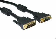 Image of DVI-D 24+1 Male to Female Dual Link Extension Cable 2m
