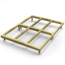 Image of Shed Base Kit - Wooden Pressure Treated Base Kit - suitable for POWER sheds