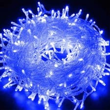 Image of 100-1000 LED Clear Cable Fairy String Lights Christmas Tree Indoor Mains Plug in