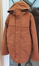 Image of NEW Superdry Surplus Hooded Parka Tobacco Brown Mens Size L RRP £130