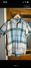 Image of Barbour Men's Short Sleeve Check Shirt Size Xl New