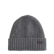 Image of Barbour Carlton Beanie Hat Grey