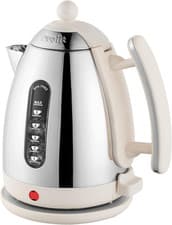 Image of Dualit Lite 1.5L Jug Kettle, Polished Canvas White Trim, High-Gloss Finish, Fast