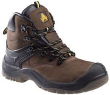 Image of Amblers Safety Brown  FS197 Shock Absorbing Waterproof Lace up Safety Boots