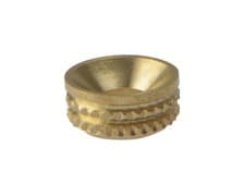 Image of ForgeFix Screw Cup Sockets Solid Brass Polished No. 8 Bag 100 FORSCS8BM