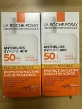Image of 2Pcs 50ml La Roche-Posay Anthelios SPF50+ Ultra Protection Invisible Fluid Cream